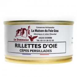 Rillettes d'oie Cèpes...