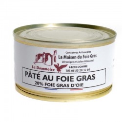 Pâté 20% de foie gras d'Oie...