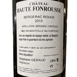 Bergerac Rouge - Château Haute-Fonrousse