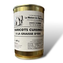 Haricots cuisinés à la...