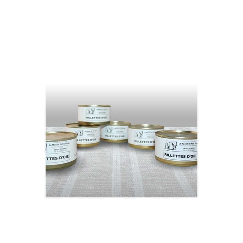 Lot Rillettes d' oie 130g - 5+1 Gratuite