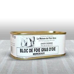 Bloc de foie gras d'oie...