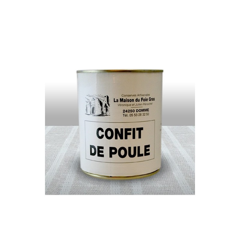 Confit de Poule (2 cuisses) - 800g
