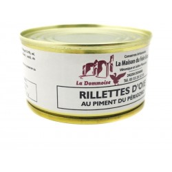 Rillettes d'oie au Piment du Périgord 130 g