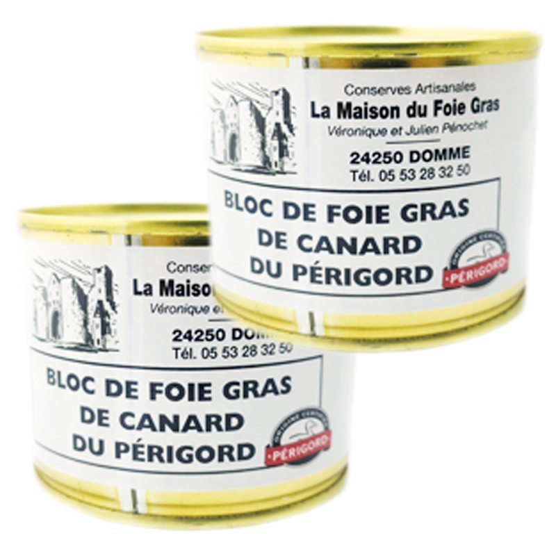 PROMO 2 Bloc de Foie Gras de Canard Périgord 200g